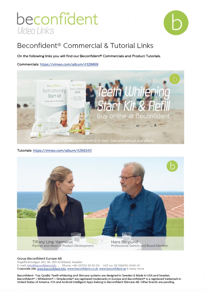 Beconfident-videos